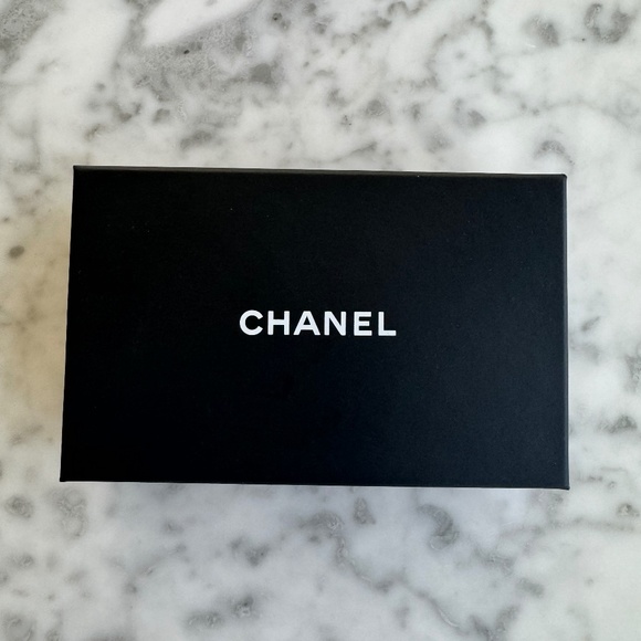 New Chanel SLG Small Leather Goods Card holder Black Box Only - Picture 2 of 3